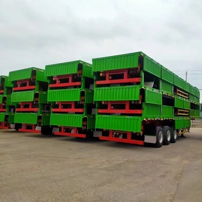 Trailers à décharge à trois axes, camions à décharge à paroi, semi-remorques avec service après-vente d'un an