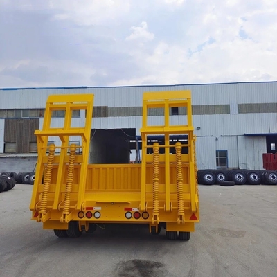 5.5 tonnes de charge légère 3 axes paroi latérale tracteur multifonction échelle hydraulique semi-remorque