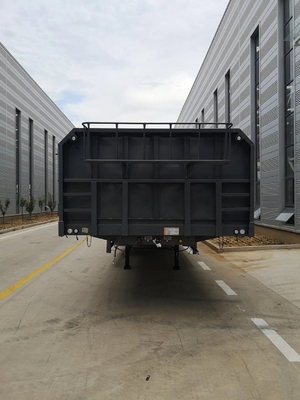 5.5 tonnes 3 essieux 40 pieds paroi latérale multi-usage semi-remorque type clôture de fret en vrac remorque