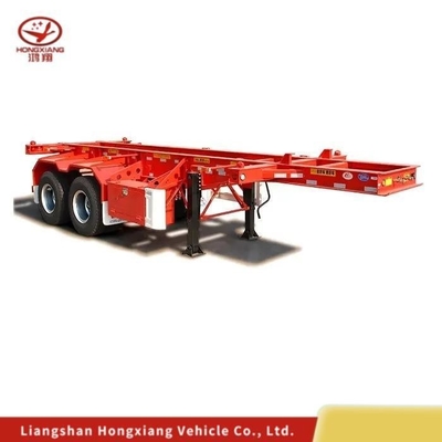 20 ft 45 ft squelettique Semi 40 ft squelettique conteneur châssis remorque avec type multi-liens