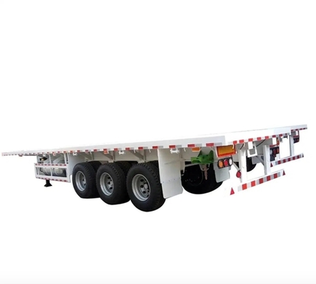 1 an de service après-vente 3 essieux châssis squelettique camion conteneur remorque à plat