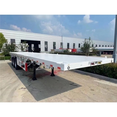 Grade de charge moyenne 3 essieux 40 ft conteneur squelettique semi-remorque avec couleur personnalisée