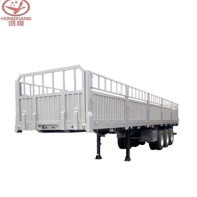 Semi-remorque à planche à 3 essieux de 40 pieds destinée au transport de marchandises en vrac dans des conditions routières difficiles