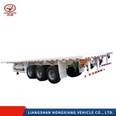 Camion d'occasion 40 FT/Semi-remorque à lit plat/remorque à lit plat/récipient à squelettes/semi-remorque