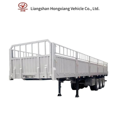 Trailers pour camions de marchandises Trailers à clôture à demi-boîte 2 essieux Numéro 1 Année Service après-vente