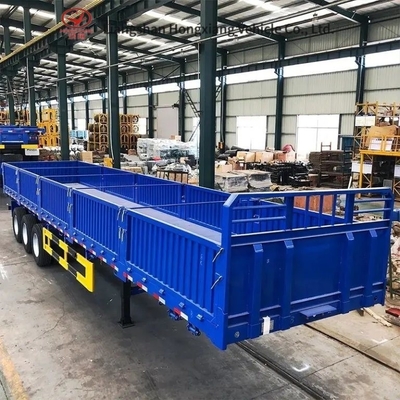 Trailers pour camions de marchandises Trailers à clôture à demi-boîte 2 essieux Numéro 1 Année Service après-vente