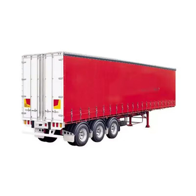 3 conteneurs d'essieux semi-remorques à roues plates remorques de camions avec système de freinage antiblocage ABS