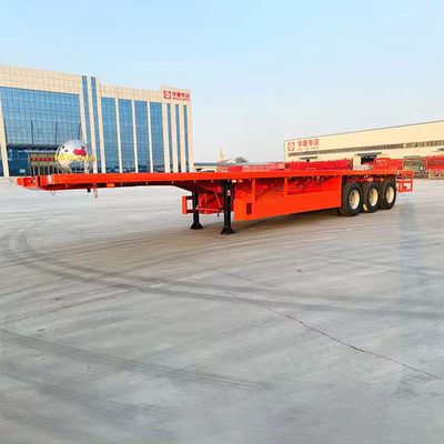 2 essieux 8 bits remorque de véhicule de transport de camions lourds remorque personnalisée