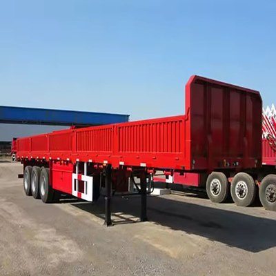 2 essieux 8 bits remorque de véhicule de transport de camions lourds remorque personnalisée