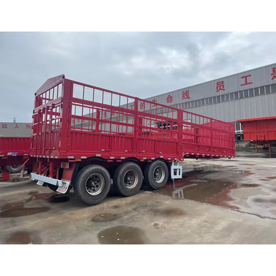 Semi-remorque à trois essieux pour camions EHL9400TPB Charge utile maximale de 28 tonnes Semi-remorque à lit bas en acier