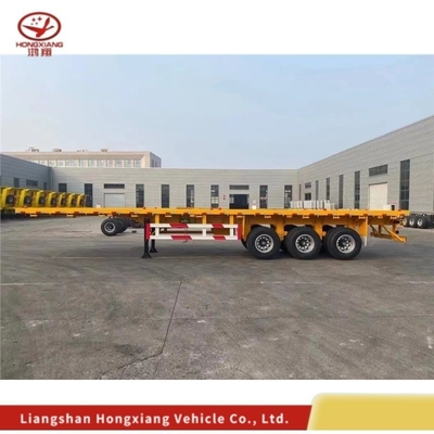 Trailers à double squelette semi-remorque 40 tonnes 40ft Trailers avec personnalisation