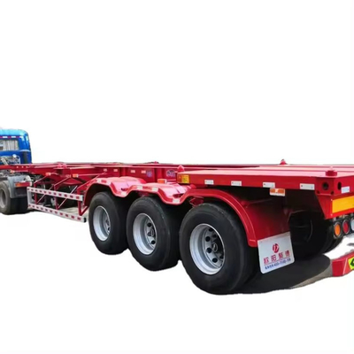 EHL9400TPB 40FT Semi-remorque à plateau 2 3 axle conteneur Semi-remorque pneu numéro 8.12.16