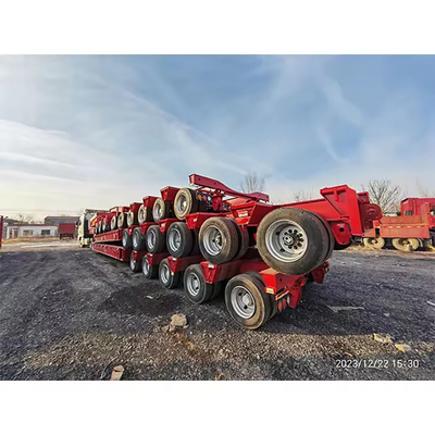 Vans légers de type 2/3 essieux 20-40-45FT Suspension aérienne glissant conteneur squelettique châssis semi-remorque
