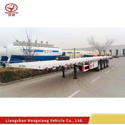 Personnalisation 40FT Heavy Skeletal Trailer châssis Lit plat Container Skeleton Semi-remorque