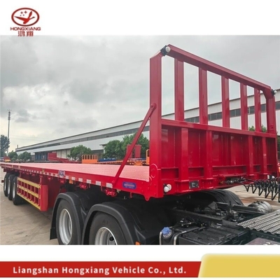 Personnalisation 40FT Heavy Skeletal Trailer châssis Lit plat Container Skeleton Semi-remorque