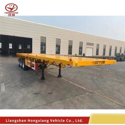 Personnalisation 40FT Heavy Skeletal Trailer châssis Lit plat Container Skeleton Semi-remorque
