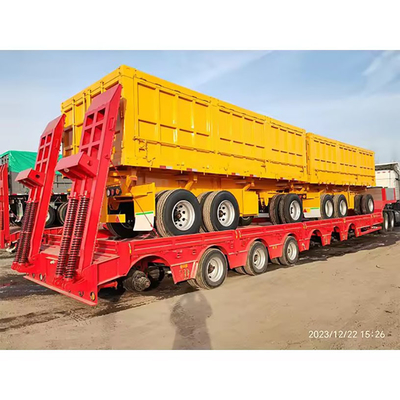 Camion à roues plates 2020 Cimc Sale 40FT Semi-remorque avec axe Fuwa Cimc Steel