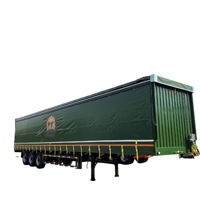 Système de freinage antiblocage ABS 3 remorque à 4 essieux transport fermé de marchandises avec bâche en PVC