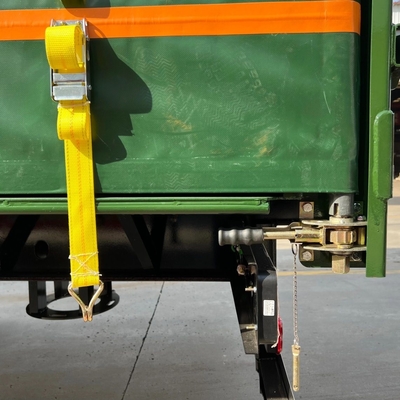 Système de freinage antiblocage ABS 3 remorque à 4 essieux transport fermé de marchandises avec bâche en PVC