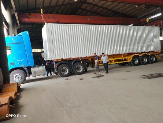 Camionette à aile légère ouverte semi-remorque en acier véhicule de transport à aile volante