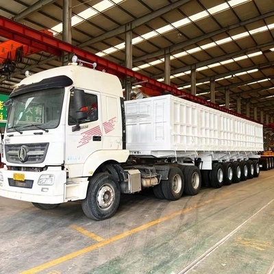 Type de bras croisé à 6 axes 100 tonnes Semi-remorque de clôture lourde EHL9400TPB pour longue durée