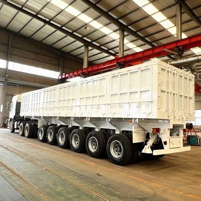 Type de bras croisé à 6 axes 100 tonnes Semi-remorque de clôture lourde EHL9400TPB pour longue durée