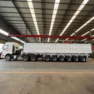 Type de bras croisé à 6 axes 100 tonnes Semi-remorque de clôture lourde EHL9400TPB pour longue durée