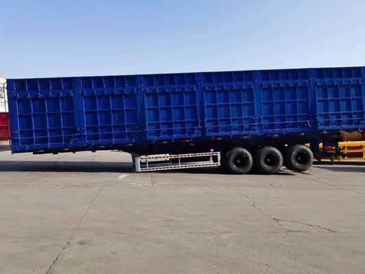3 axes 40-100 tonnes Box Semi-remorque non auto-dumping 1 an de service après-vente