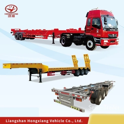 Semi-remorque à conteneur de squelette 2 3 axle 20 40FT