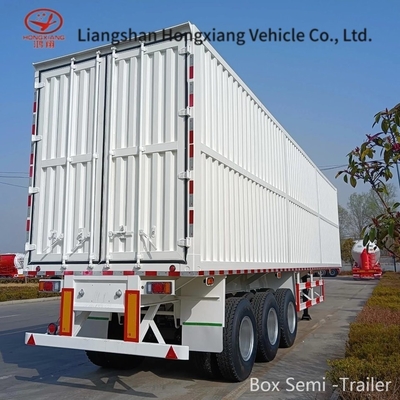 Camionette fourgonnette sèche box camion de fret conteneur semi-remorque avec système de freinage à air double