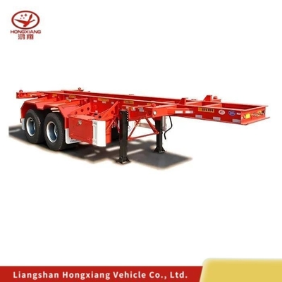 3 essieux 40 ft conteneur châssis squelettique semi-remorque pour un chargement et un déchargement faciles