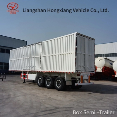 Personnalisation Vans de type 3 axes Vans secs box-trailer fermé pour le transport de marchandises