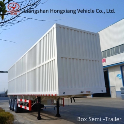 Personnalisation Vans de type 3 axes Vans secs box-trailer fermé pour le transport de marchandises
