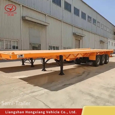 20FT/30FT/40FT/45FT 3 essieux Chassis squelettique/squelettique Contenant Semi-remorque avec 1