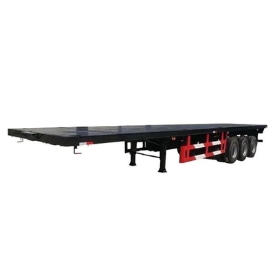 Trailers à roues plates à trois essieux 40t60t adaptés aux exigences du client