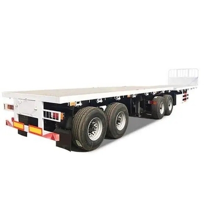 8.12.16 Pneus 3/4 essieu 60 tonnes conteneur de transport camions à plat semi-remorque