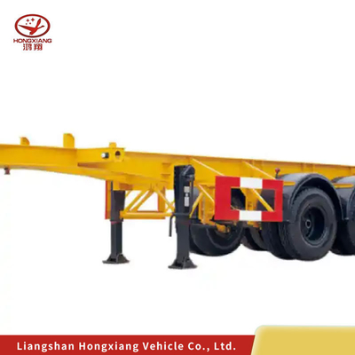 Couleur Véhicule Master Container Transporteur de remorque d'occasion Arcs squelettique Semi-remorque