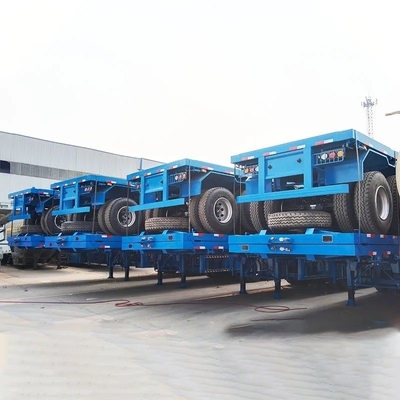 3 essieux 20 FT 40 FT Container maritime remorque à plat semi-remorque avec personnalisation
