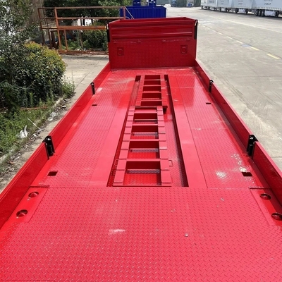 Système de freinage antiblocage ABS Semi-remorque plate à trois axes en acier pour le transport