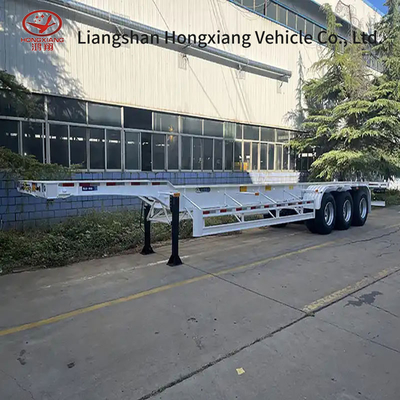 Semi-remorque à squelette détachable à plat, d'une capacité de 5,5 tonnes et d'une longue durée de vie