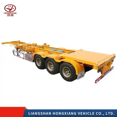 Shandong Container Semi-remorque Camion Semi-remorque Non-auto-dépôt Grade de douane moyenne