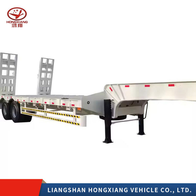 5.5 tonnes de conteneur transportant une remorque d'occasion 3 essieux squelette semi-remorque avec 1