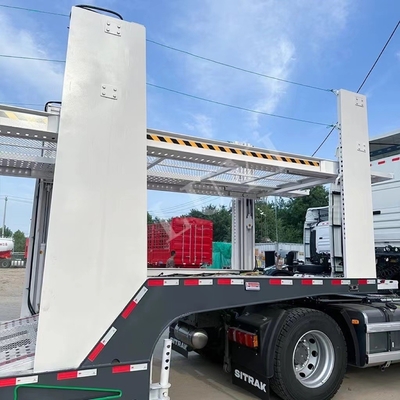 Véhicule de chargement à deux essieux semi-remorque de transport pour le transport de produits commerciaux