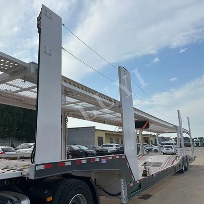 Véhicule de chargement à deux essieux semi-remorque de transport pour le transport de produits commerciaux
