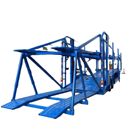 Chassis en acier à deux étages à 2/3 essieux Transporteur de véhicules automobiles pour le transport lourd