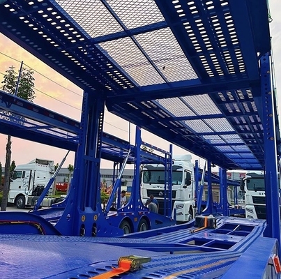 2 essieux 80 tonnes Voiture de transport de camions Middot remorque pour le transport d'acier lourd