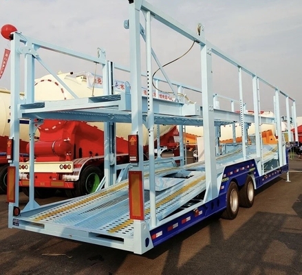 EHL9400Z 2 essieux remorque à deux étages pour véhicules de transport en commun Semi-remorque avec bande de roulement de 1820 mm