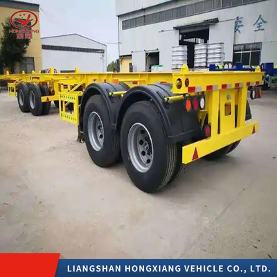 8/12/16 Nombre de pneu Chassis de conteneur en couleur pour les besoins de transport de conteneurs