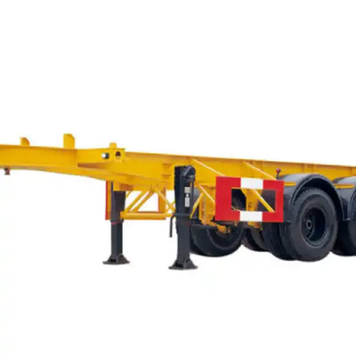 Trailers à décharge en acier durable, conteneurs, camions, déchargeurs, déchargeurs, squelettes, semi-remorques