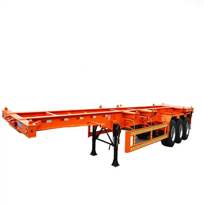 Chassis d'un conteneur auto-dépliant pour le transport par système de freinage à double ligne immobilisé